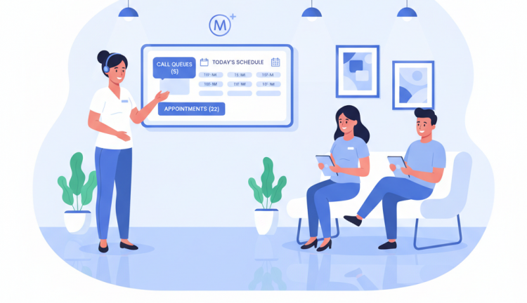 Como melhorar o atendimento numa clínica com filas e horários na central telefónica virtual