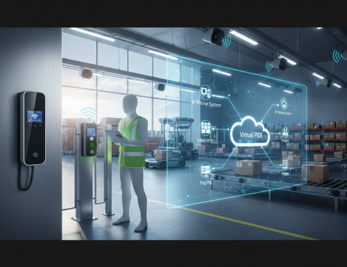 Soluções de Intercom, Portaria e Paging IP integradas em Central Telefónica Virtual na Indústria e Logística
