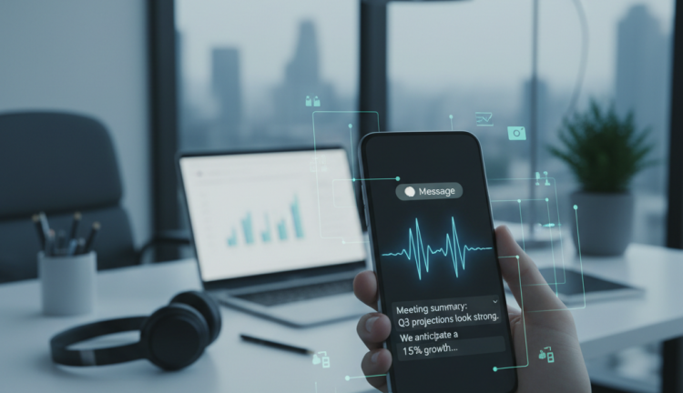Transcrição de mensagens de voz por IA: nunca mais perca um recado importante