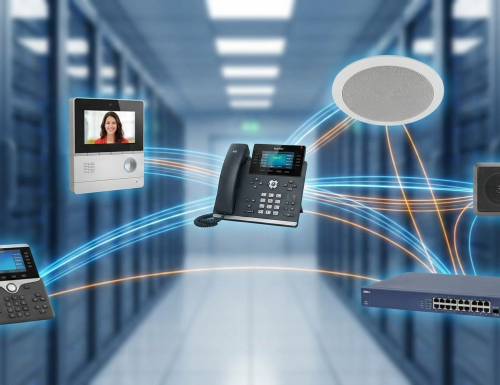 Soluções de Intercom, Portaria e Paging IP integradas em Central Telefónica Virtual