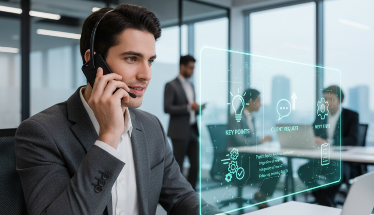 Resumo de chamadas por Inteligência Artificial: decisões e tarefas em segundos