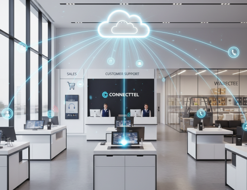 Central telefónica cloud para lojas: atendimento por secção e gestão de chamadas em horas de pico